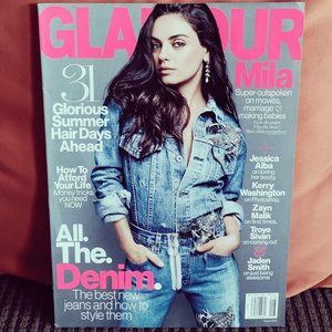 Glamour Magazine All The Denim August 2016
